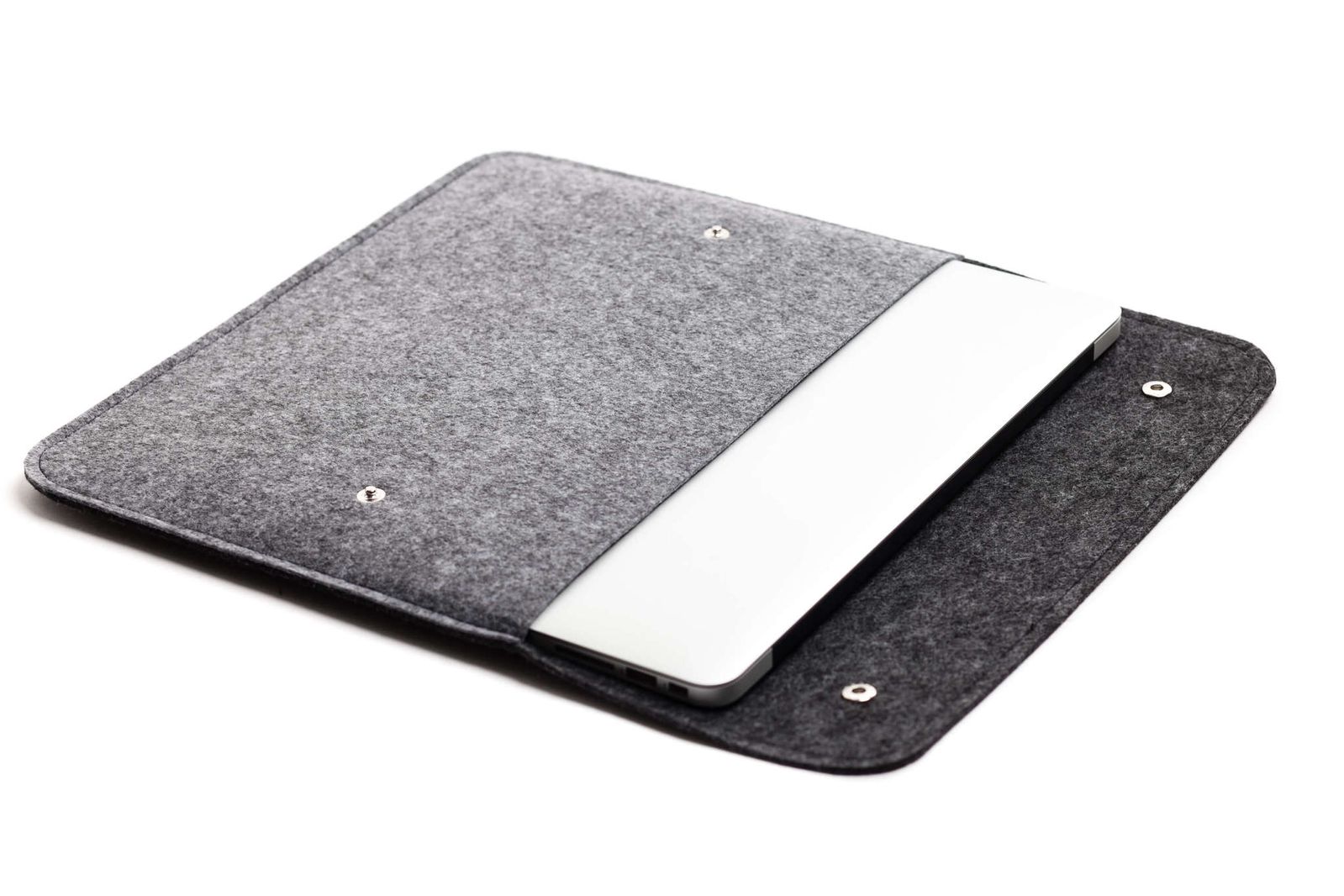 Чехол-конверт для MacBook черно-серый Air 13 M1
