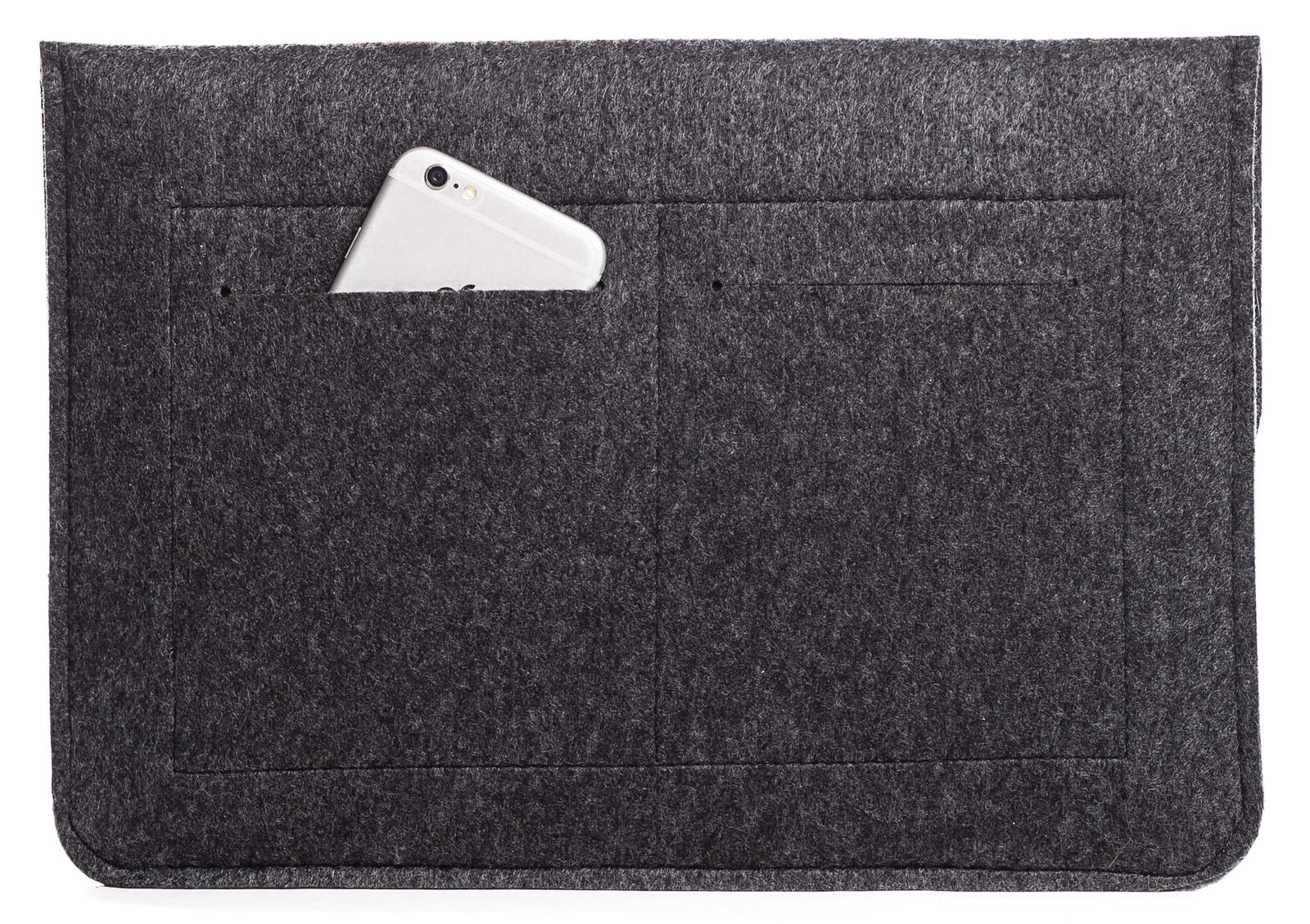 Чохол-конверт для MacBook чорно-сірий Air 13 M1