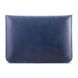 Синій шкіряний чохол Gmakin для MacBook на кнопках Air 13 M2
