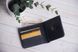 Чорний мінімалістичний гаманець