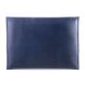 Синий горизонтальный кожаный чехол Gmakin для MacBook
