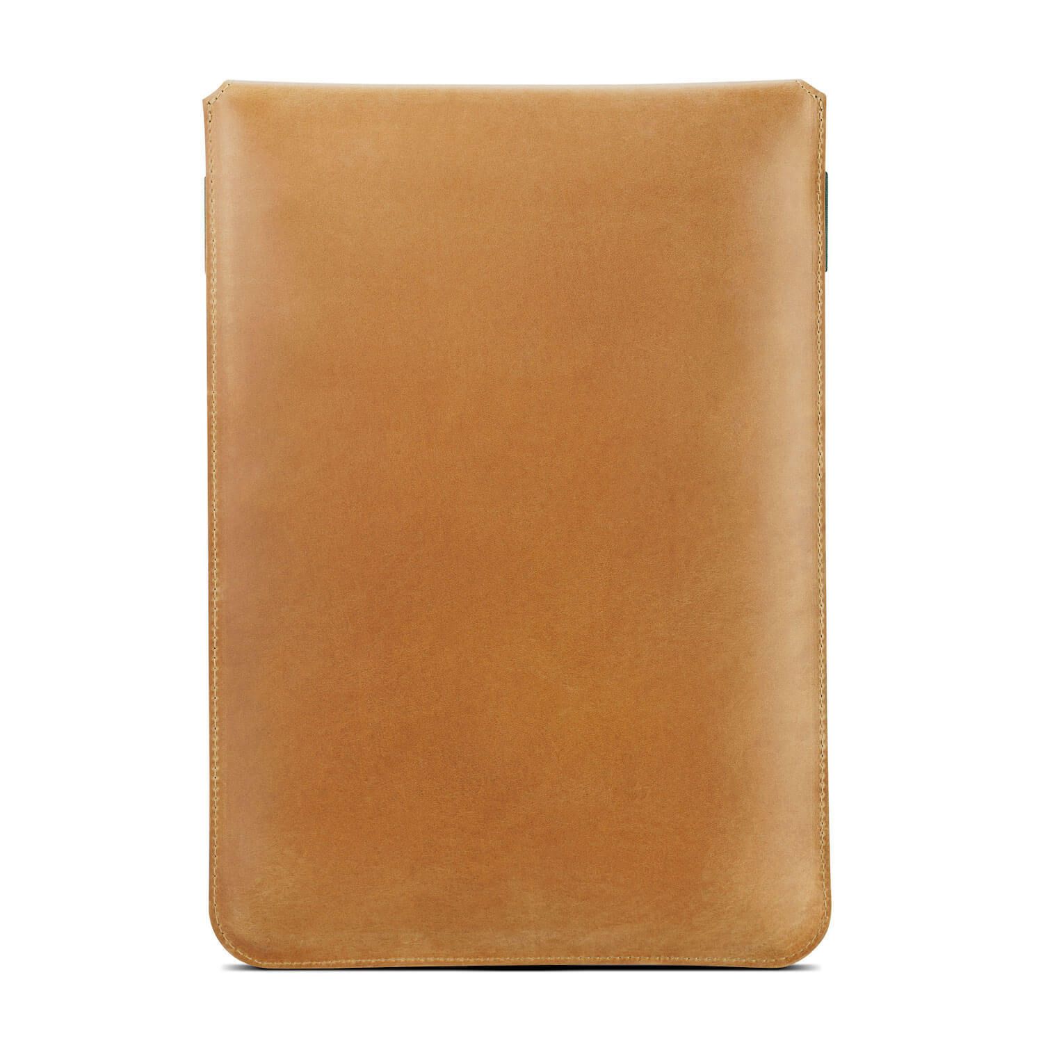 Винтажный вертикальный кожаный чехол Gmakin для MacBook
