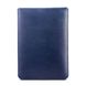 Синий вертикальный кожаный чехол Gmakin для MacBook Air 13 M2