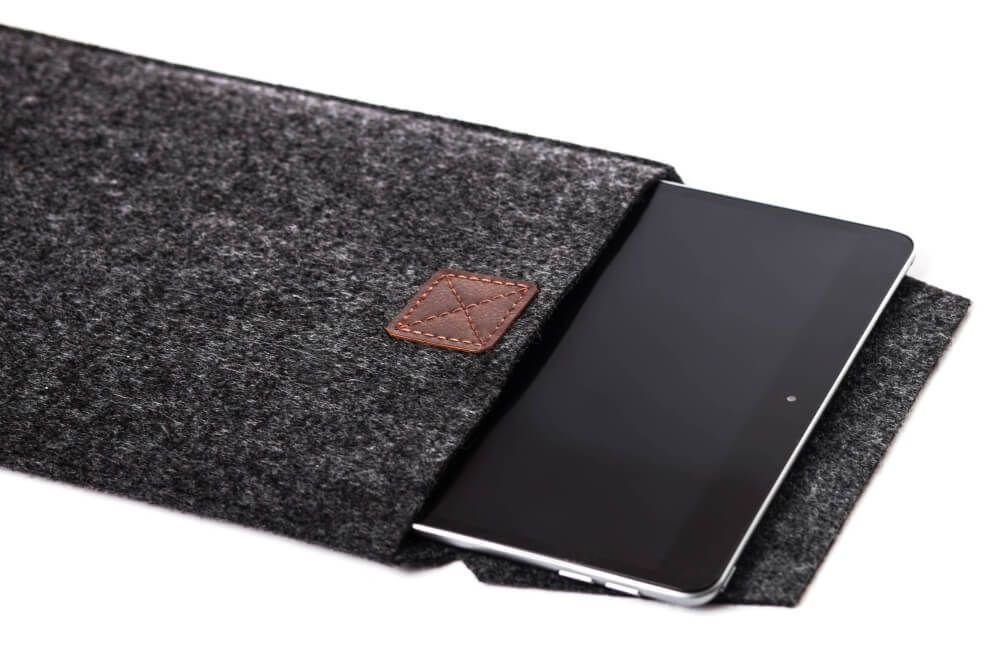Чехол-конверт для iPad Pro 12.9 (2020) темно серый