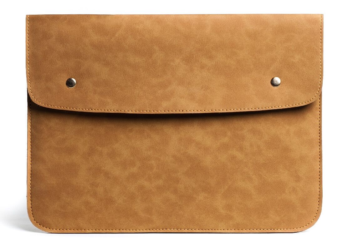 Светло-коричневый винтажный чехол Gmakin для MacBook Air 13 M1