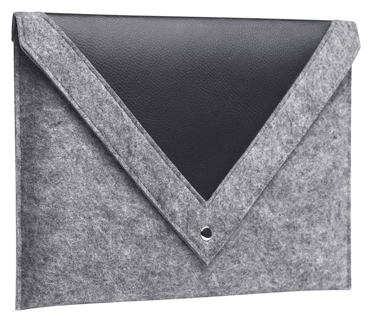 Сірий чохол-конверт Gmakin для MacBook із трикутною кришкою Air 13 M1