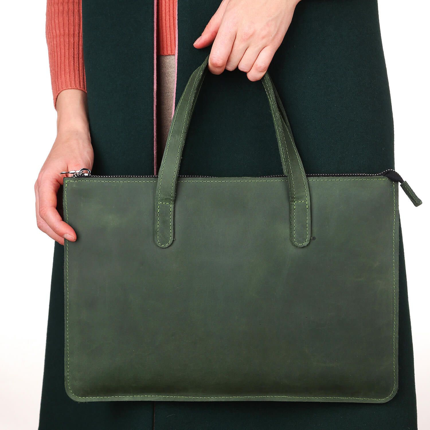 Зелена сумка Gmakin для MacBook Air 13 M2