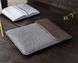 Вертикальний чохол Gmakin для MacBook коричневий із сірим Air 13 M1