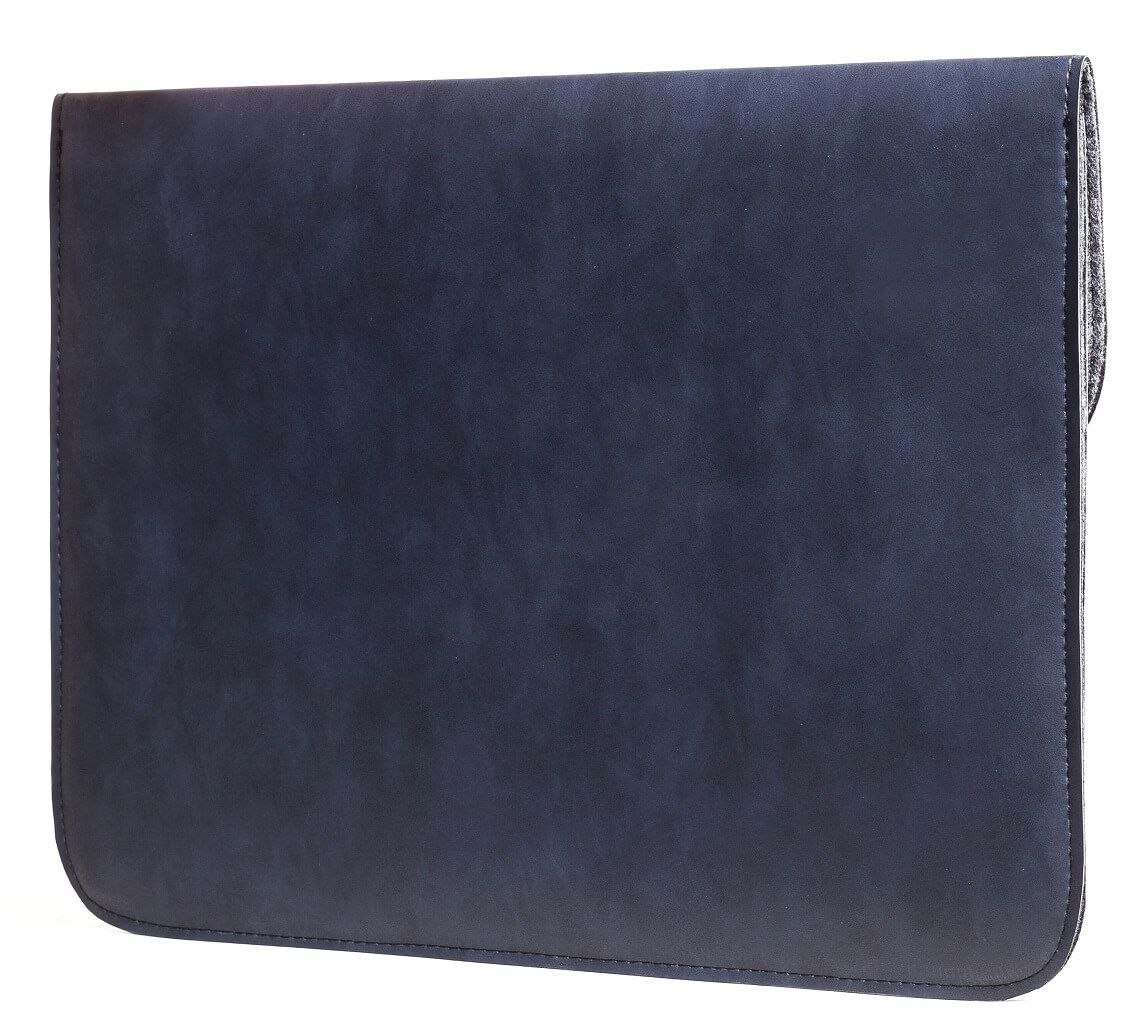 Синий винтажный чехол-конверт Gmakin для MacBook Air 13 M1