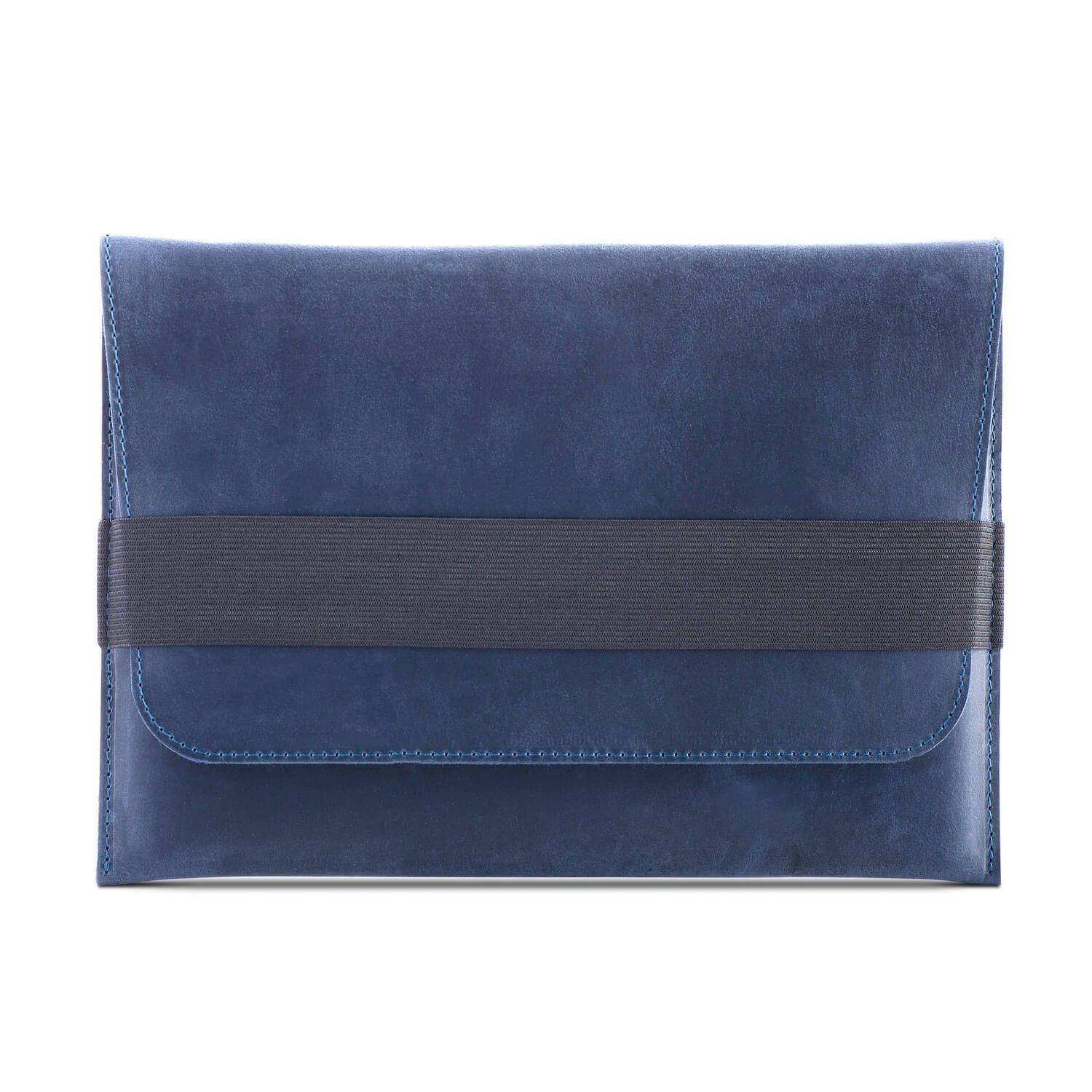Синий горизонтальный кожаный чехол Gmakin для iPad Pro 12.9 (2020)